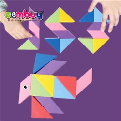 CB871960 CB871961 CB871958 CB871959 - Colourful baby education toy puzzle 3D plastic magnetic tangram